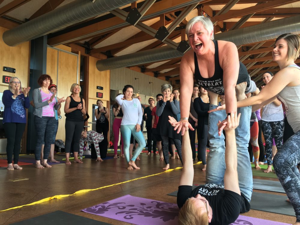 Martha McCormick at Central Iowa Yoga Retreat