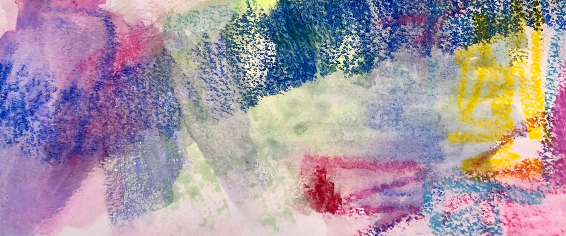 colorful abstract watercolor painting by Next Step