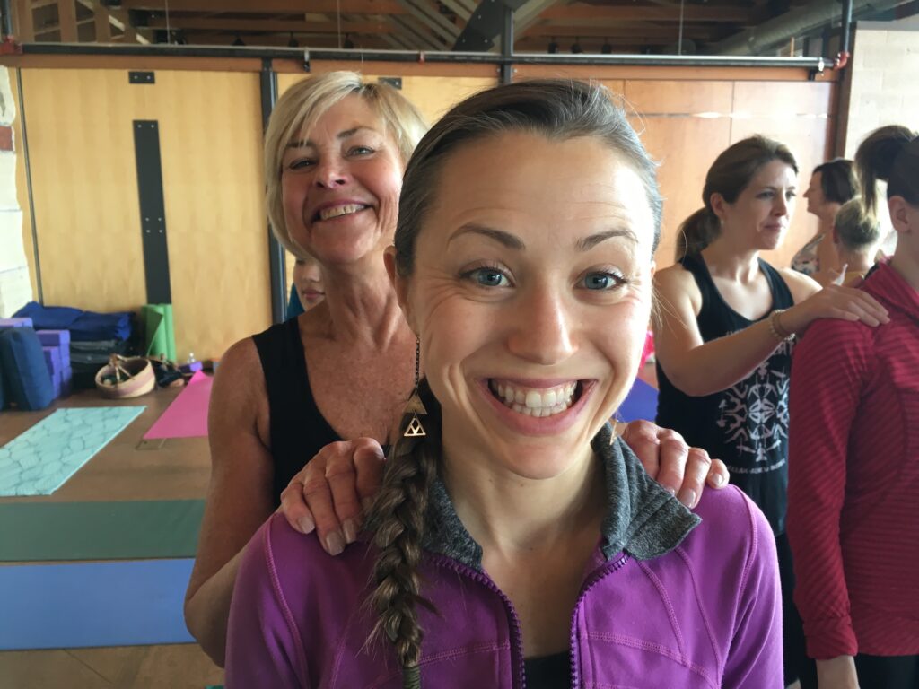 Abbie Sawyer at the Central Iowa Yoga Retreat