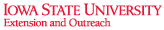 Iowa State University Extension and Outreach wordmark