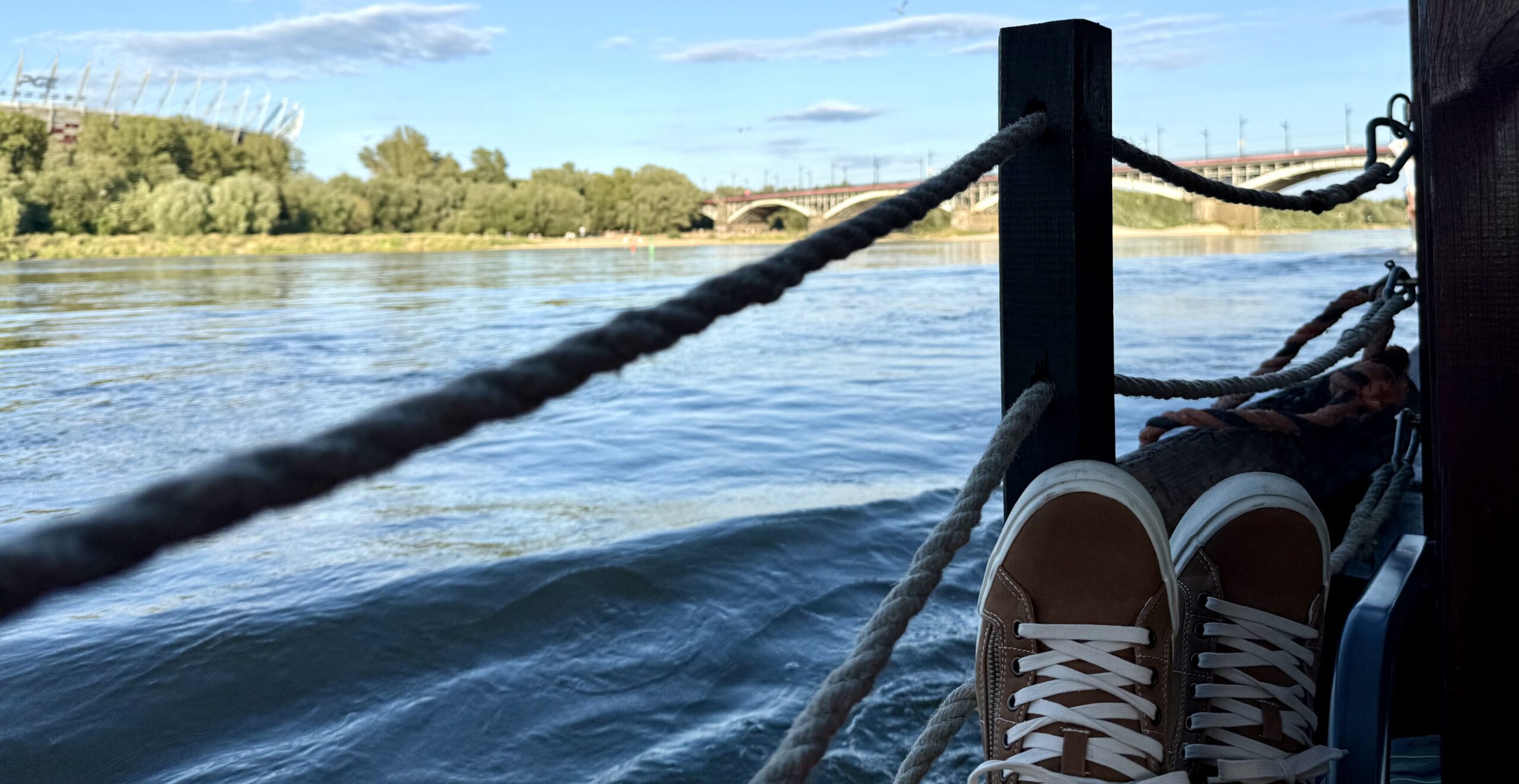 View from the boat on the Vistula River