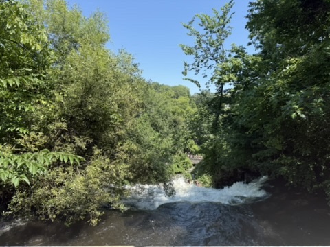 Minnehaha falls in Minneapolis, Minnesota